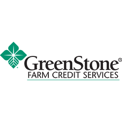 Green Stone Farm Credit Services logo on translucent background