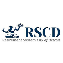 Retirement System City of Detroit logo on translucent background