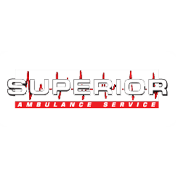 Superior Ambulance Service logo on translucent background