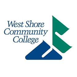 West Shore Community College logo on translucent background