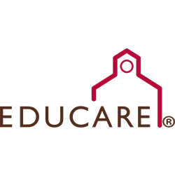 Educare logo on translucent background