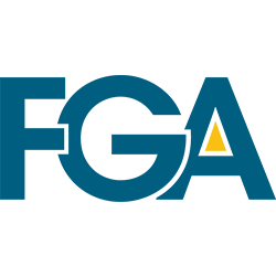 FGA logo on translucent background