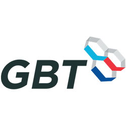 GBT logo on translucent background