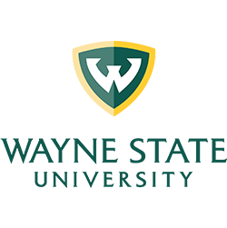 Wayne State University logo on translucent background